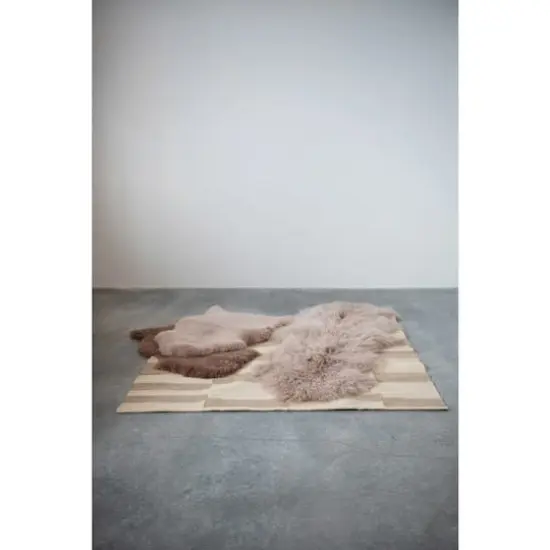 Hello Honey&reg; Mink Colored Shorn Sheepskin Rug {5}