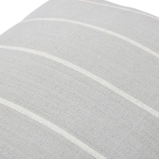 Hello Honey&reg; Gray Square Interwoven Stripe Cotton Pillow Cover {3}