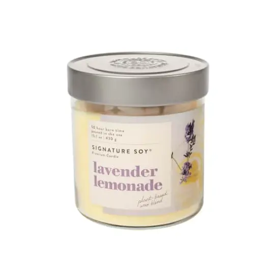 Signature Soy&reg; Jar Candle, 15.1oz. Lavender Lemonade {1}