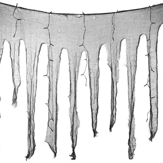 54ct. Warm White LED Black Gauze String Lights by Ashland&reg; {1}