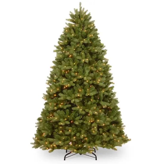7.5ft. Pre-Lit Newberry&reg; Spruce Realistic Artificial Christmas Tree, Clear Lights {1}