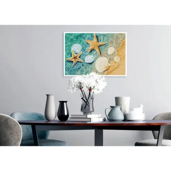 Diamond Dotz&reg; Intermediate Crystal Shore Pre-Framed Diamond Painting Kit {5}