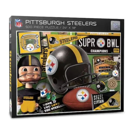 NFL Retro Series 500 Piece Puzzle Pittsburgh Steelers {1}