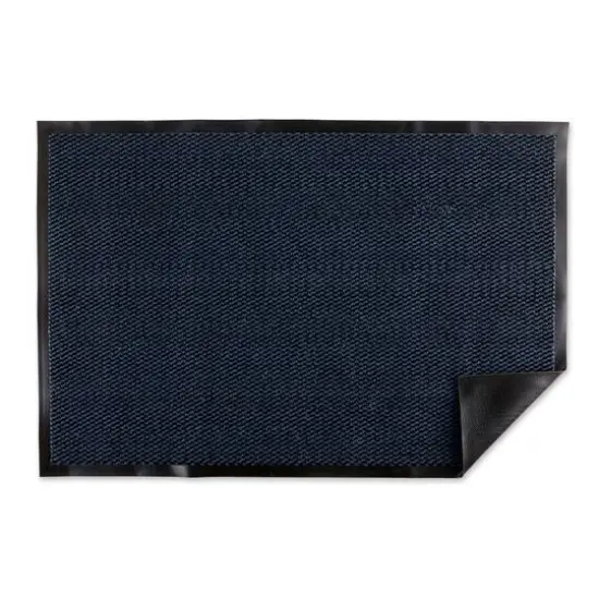 DII&reg; Blue & Black Walk Off Utility Doormat, 30" x 48" {3}