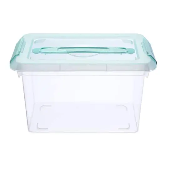 6.2qt. Storage Bin with Lid by Simply Tidy&reg; Mint {5}