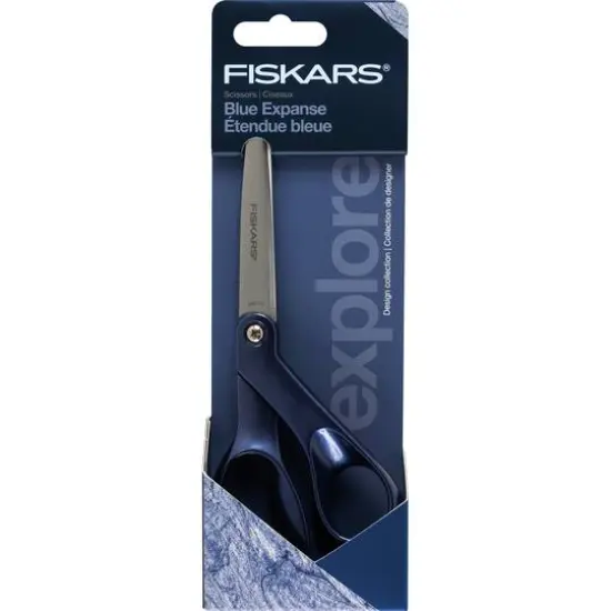 Fiskars&reg; Explore 8" Blue Expanse Metallic Scissors {8}
