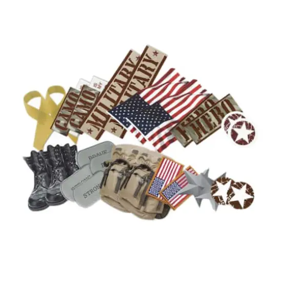 Military Die Cut Stickers by Recollections&trade; {3}