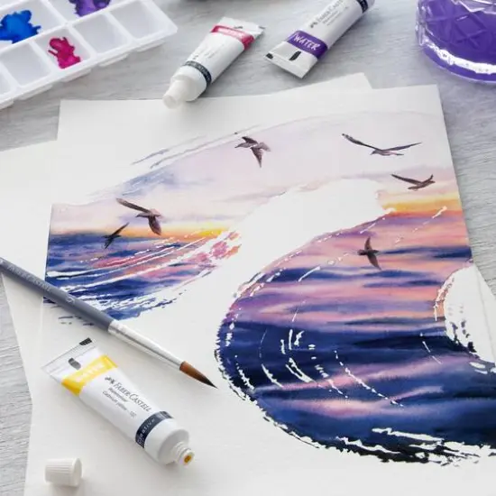 Faber-Castell Creative Studio 24 Color Watercolor Paint Set {6}