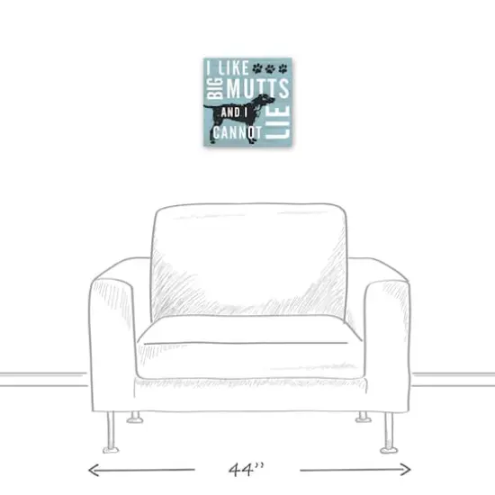I Like Big Mutts Canvas Wall Art {5}