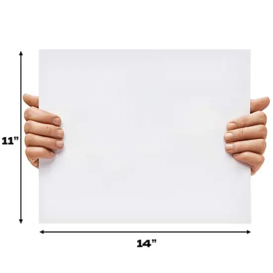 ArtSkills&reg; 11" x 14" Heavyweight Acid Free White Poster Boards, 12ct. {3}