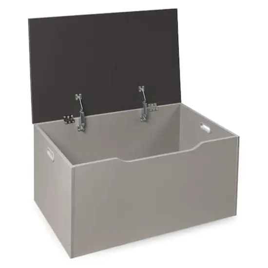 Badger Basket Woodgrain Gray Flat Bench Top Toy & Storage Box {4}