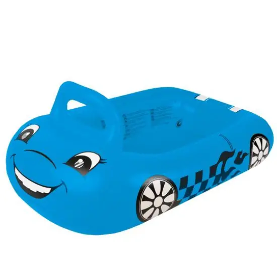 Pool Central&reg; 3.75ft. Blue Inflatable Car Kiddie Ball Pit & Pool Float {5}
