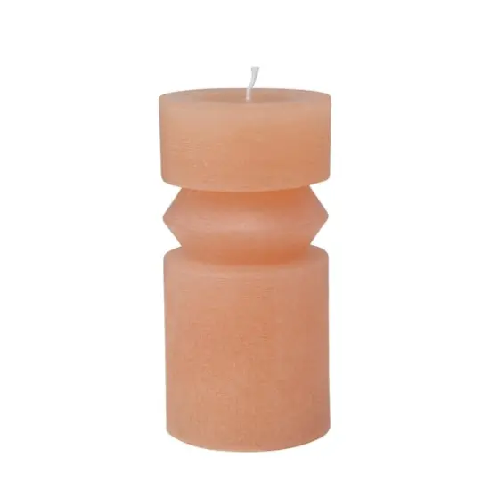 Hello Honey&reg; 3" x 6" Citrus Unscented Totem Pillar Candle {1}