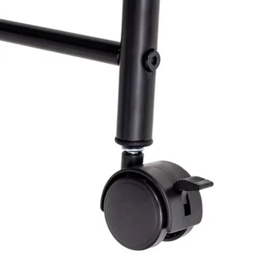 Honey Can Do Black Metal 3-Drawer Rolling Storage Cart {8}