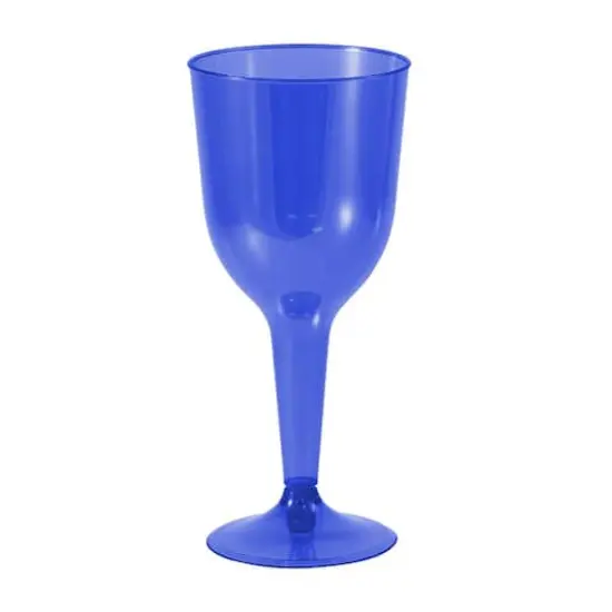 JAM Paper 10oz. Plastic Wine Glasses, 20ct. Royal Blue {1}