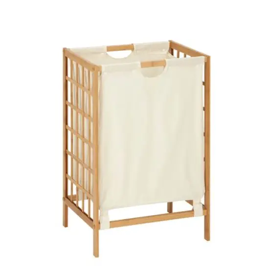 Honey Can Do 26'' Bamboo Hamper {3}