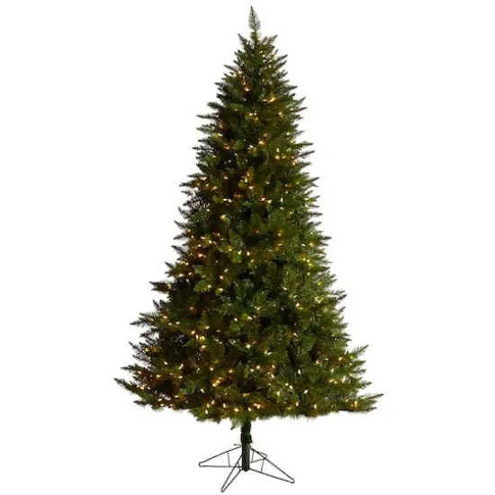 7.5ft. Pre-Lit Vermont Spruce Artificial Christmas Tree, Color Changing LED Lights {1}