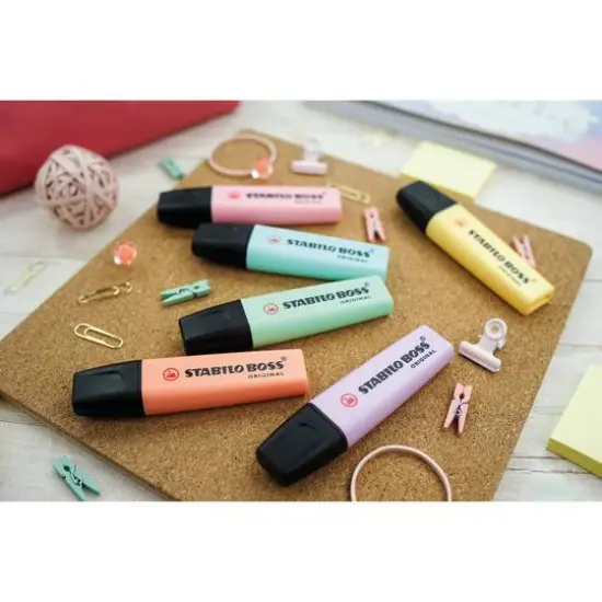 STABILO® BOSS® Original 4-Color Ju Schnee Wallet Highlighter Set {4}