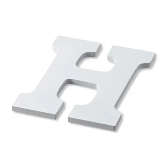 9" White MDF Whimsy Letter by Make Market&reg; H {4}