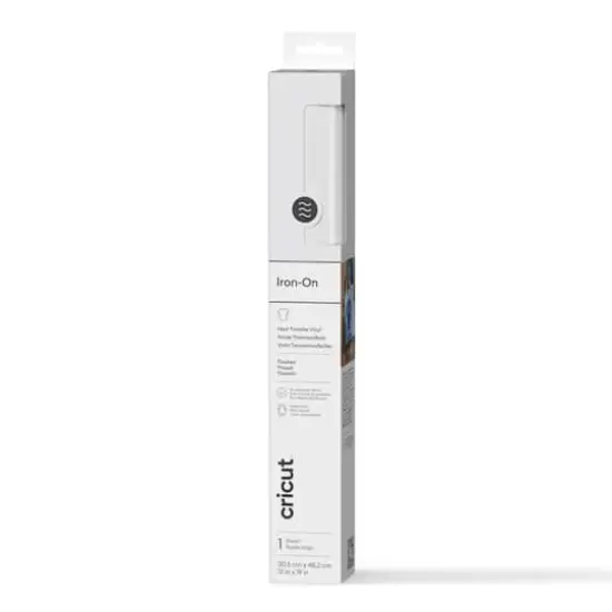 Cricut&reg; Flocked Iron-On Heat Transfer Vinyl White {1}