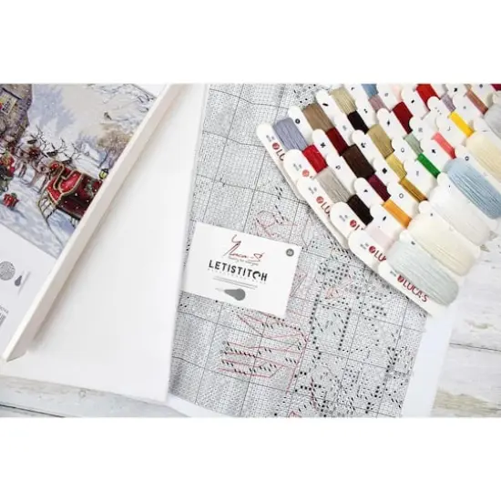 Luca-S Santa's Cottage Counted Cross Stitch Kit {5}