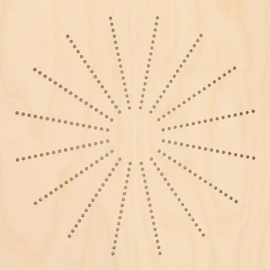 Leisure Arts&reg; Starburst Stitched String Art Shadow Box Kit {3}