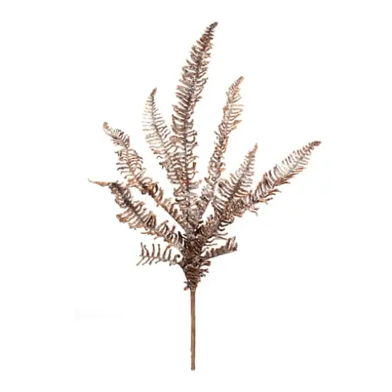 Brown Icy Fern Sprays, 6ct. {3}