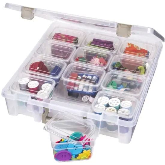 ArtBin&reg; Super Satchel&trade; Translucent 12 Compartment Box {7}