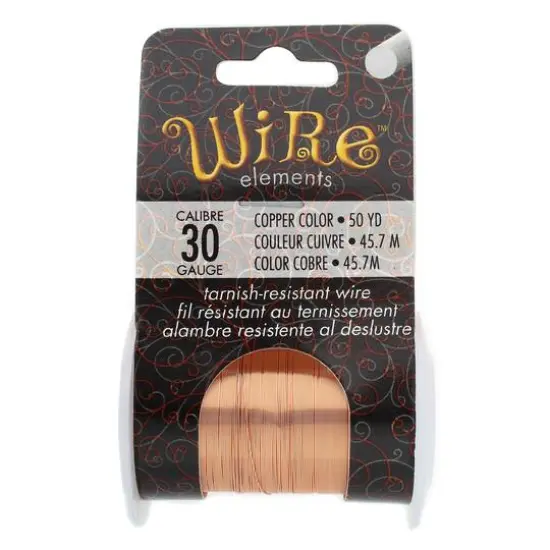 The Beadsmith&reg; Wire&trade; Elements 30 Gauge Tarnish-Resistant Wire Gold {2}