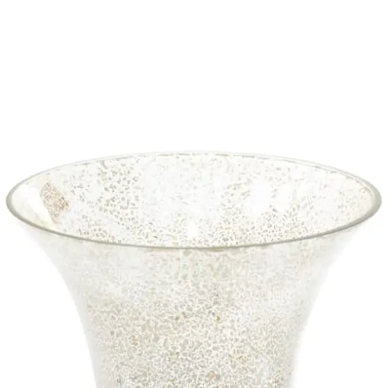 Set of 2" Gold Glass Glam Uplight, 18" {5}