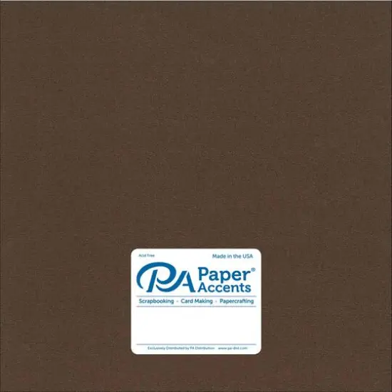 PA Paper&trade; Accents 12" x 12" Pearlized Cardstock, 25 Sheets Bronze {1}
