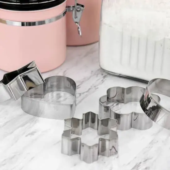 Martha Stewart Stainless Steel Cookie Cutter Set In Assorted Shapes, 5ct. {9}