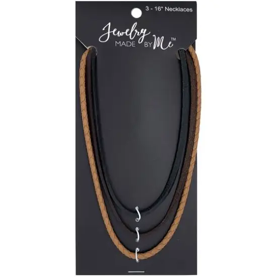 Jewelry Made By Me&trade; Leather Necklace Set {1}