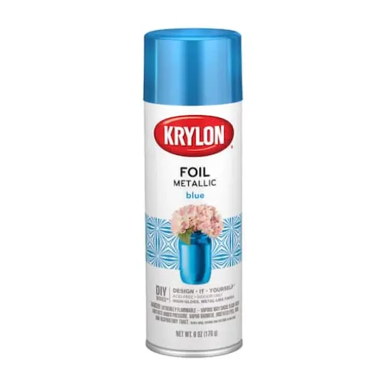 Krylon&reg; Premium Metallic Foil Paint Blue {1}