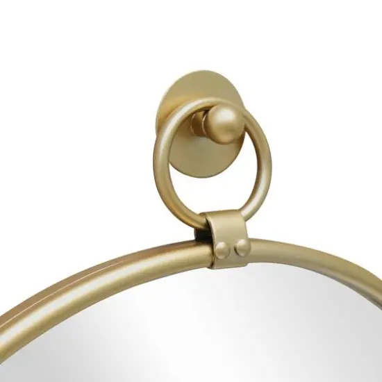 18" Round Wall Mirror in Gold Metal Frame by Ashland&reg; {7}