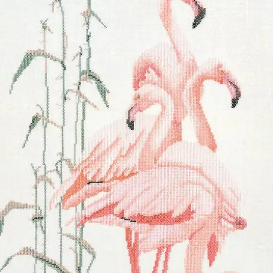Thea Gouverneur Flamingo Cross Stitch Kit {4}