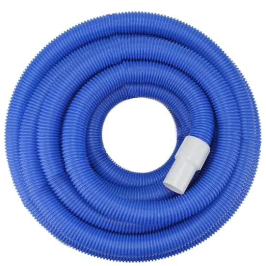Pool Central 1.5" x 25ft. Blue Blow-Molded PE In-Ground Swimming Pool Vacuum Hose with Swivel Cuff {1}