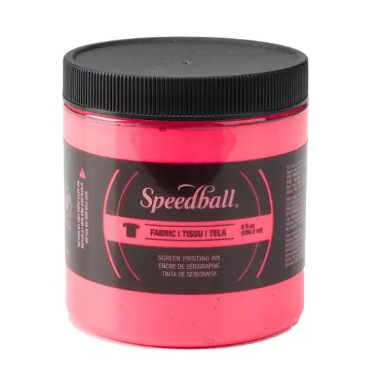 Speedball&reg; Fabric Screen Printing Ink Fluorescent Pink {1}