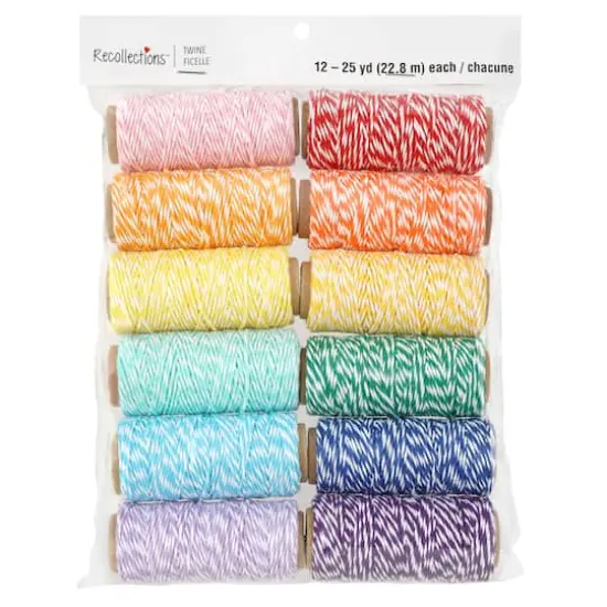 25yd. Rainbow Twine Assortment by Recollections&trade; {5}