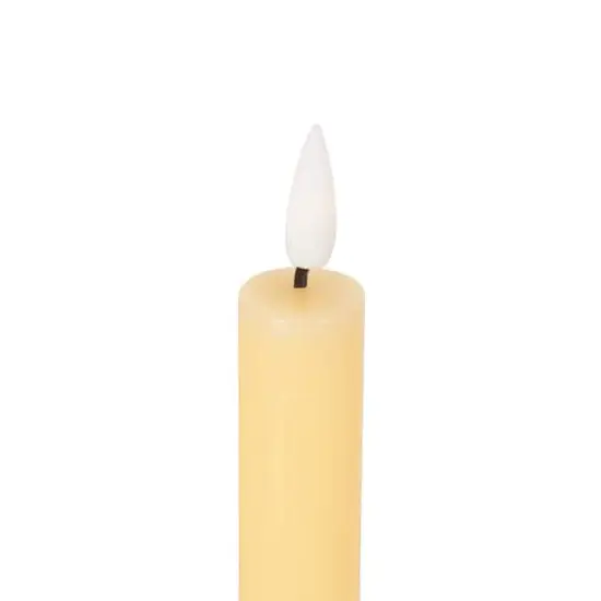 11" Flameless Wax Candles with Remote Control, 6ct. Yellow {6}