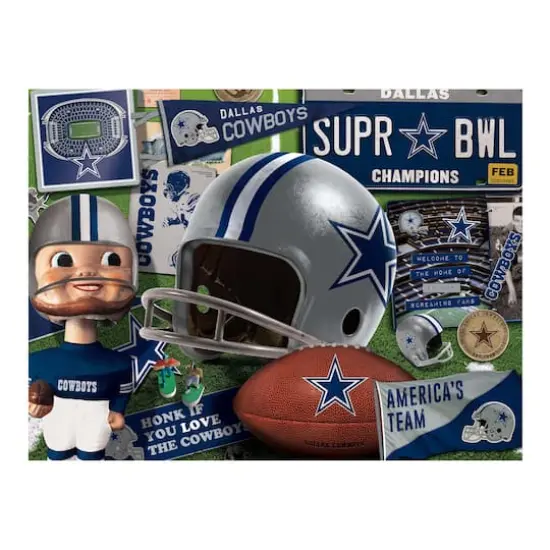 NFL Retro Series 500 Piece Puzzle Dallas Cowboys {5}