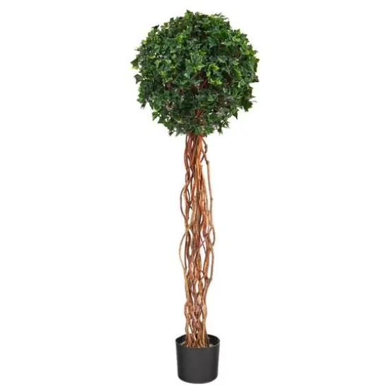 4.5ft. Potted English Ivy Ball Topiary Tree {1}