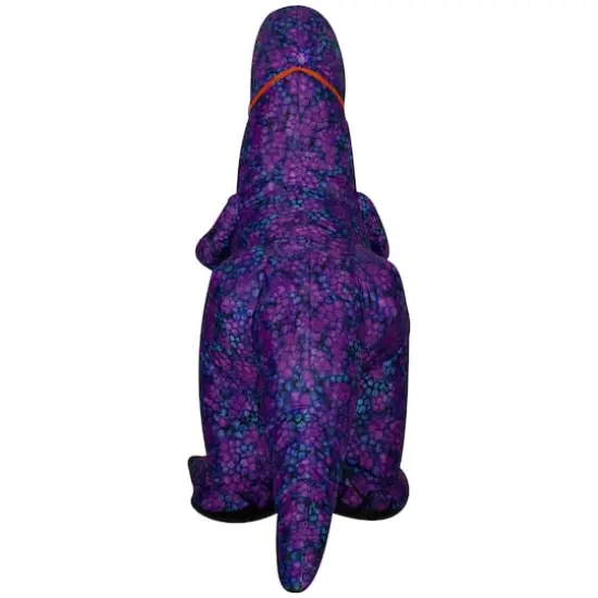 3.5ft. Airblown&reg; Inflatable Halloween Purple Dinosaur with LED Lights {4}