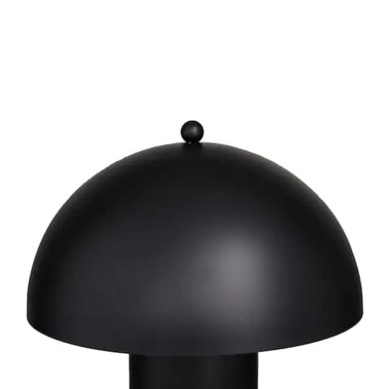 Black Metal Contemporary Table Lamp, 14" x 14" x 22" {4}