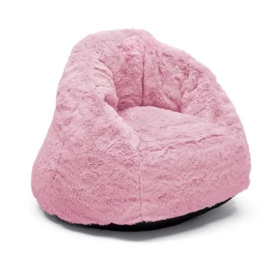Delta Children 21" Cozee Fluffy Chair Pink {1}