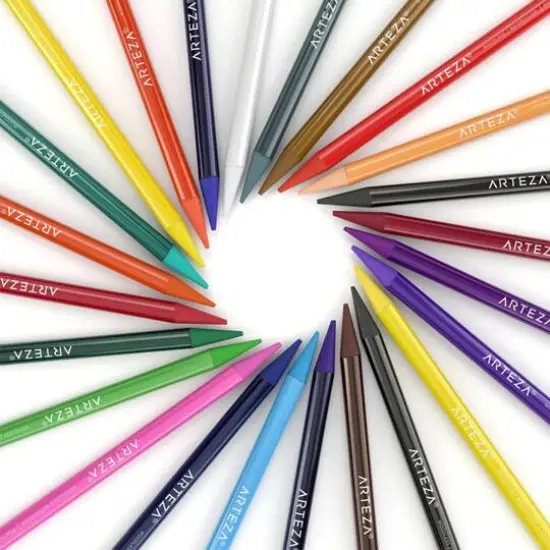 Arteza&reg; 24 Piece Woodless Watercolor Pencils {4}