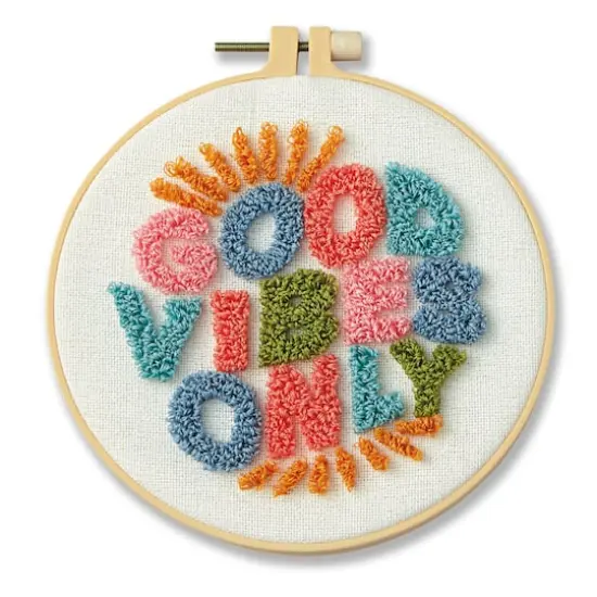 Good Vibes Punch Needle Kit by Loops & Threads&reg; {1}