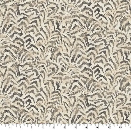 Susan Winget Farmhouse Rooster Feathers Cotton Fabric {1}