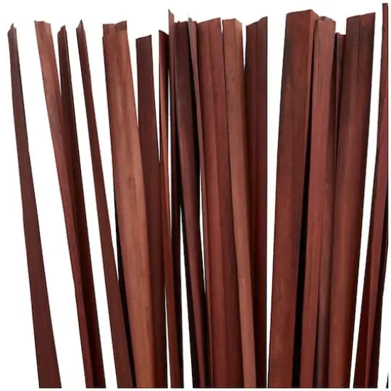 39" Dried Plant Sticks Natural Foliage With Slender Stems Dark Brown {5}