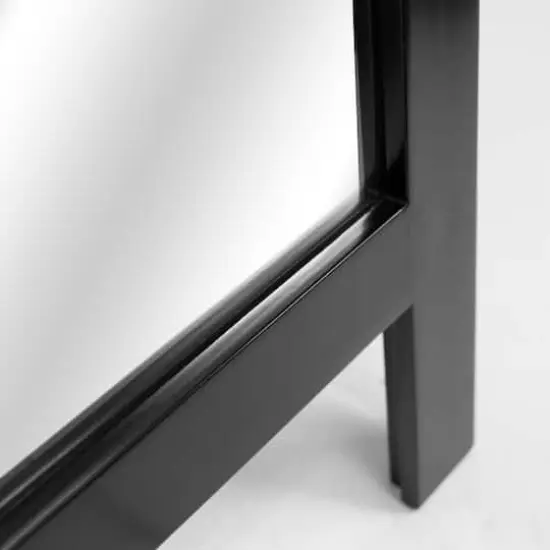 Head West Semi-Gloss Deep Espresso 18" x 64" Float Leaner Free Standing Framed Mirror {4}